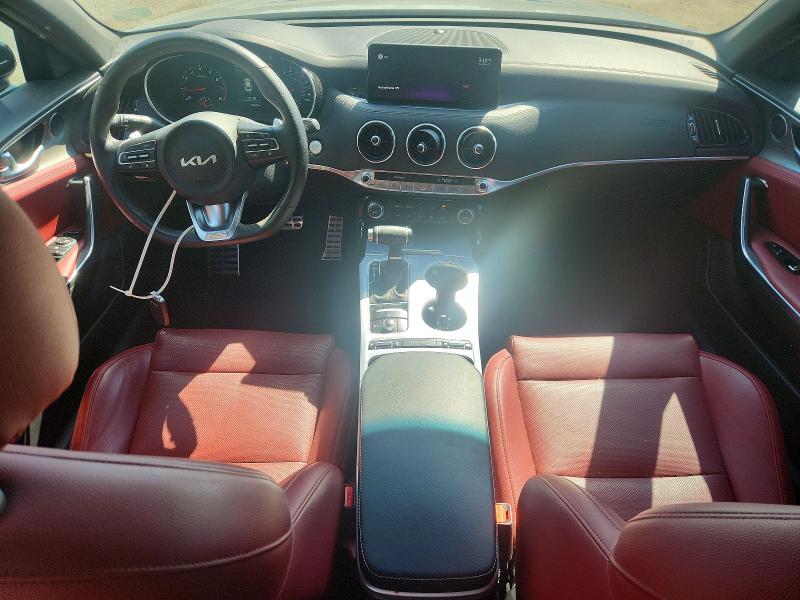2022 Kia Stinger VIN KNAE45LC0N6119939 COPART salvage auction — FRONT END, La - Cert Of Title-Salvage, sold $1,800 on 2026-07-30 (photo 8)
