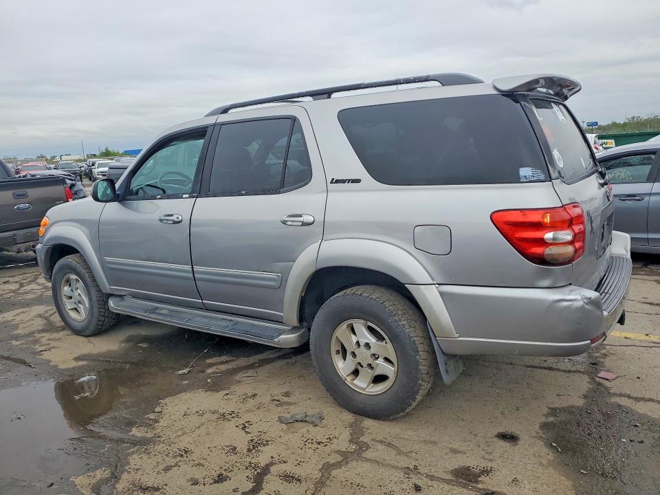 2001 Toyota Sequoia VIN 5TDBT48A11S048349 COPART salvage auction — FRONT END, Oh - Cert Of Title-Salvage, sold $675 on 2026-07-07 (photo 2)