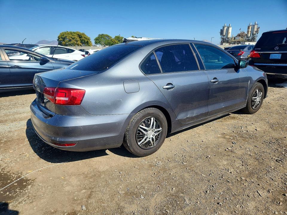 2015 Volkswagen Jetta VIN 3VW2K7AJ5FM307265 COPART salvage auction — SIDE, Ca - Salvage Certificate, sold $600 on 2026-07-02 (photo 3)
