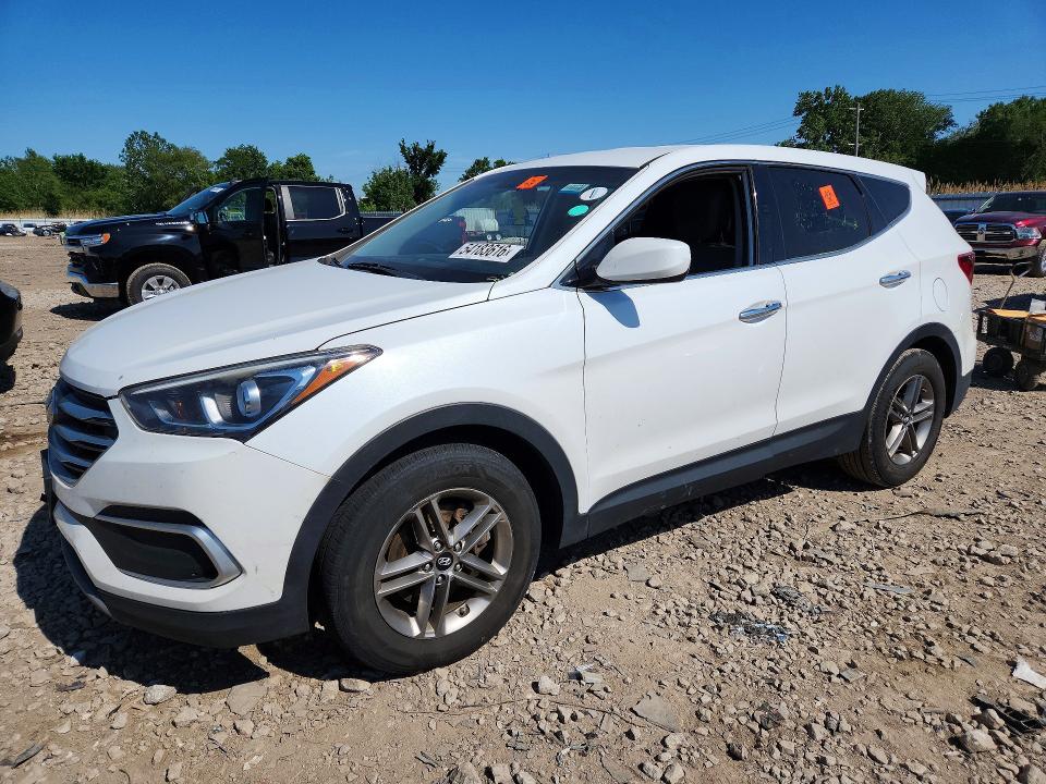 2018 Hyundai Santa fe VIN 5XYZT3LB5JG553221 COPART salvage auction — NORMAL WEAR, Mt - Certificate Of Title, sold $1,550 on 2026-07-29 (photo 1)