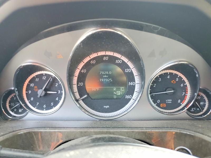 2010 Mercedes-benz E-klasse VIN WDDHF5GB8AA112858 COPART salvage auction — FRONT END, Sc - Cert Of Title-Salvage, sold $725 on 2026-07-22 (photo 9)