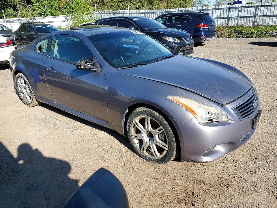 2008 Infiniti G37 VIN JNKCV64E28M105553 COPART salvage auction — VANDALISM, On - Permit No Brand - Unfit, sold $425 on 2026-07-07 (photo 4)