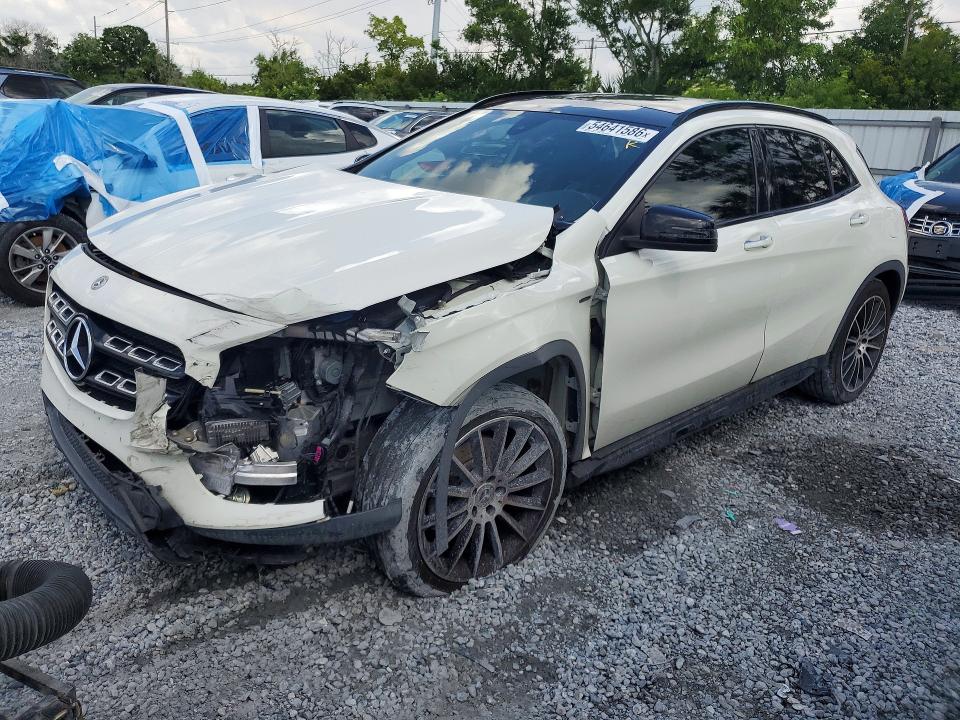2018 Mercedes-benz Gla-klasse VIN WDCTG4GB9JJ382655 COPART salvage auction — FRONT END, Fl - Cert Of Title Slvg Rebuildable, sold $5,500 on 2026-08-07 (photo 1)