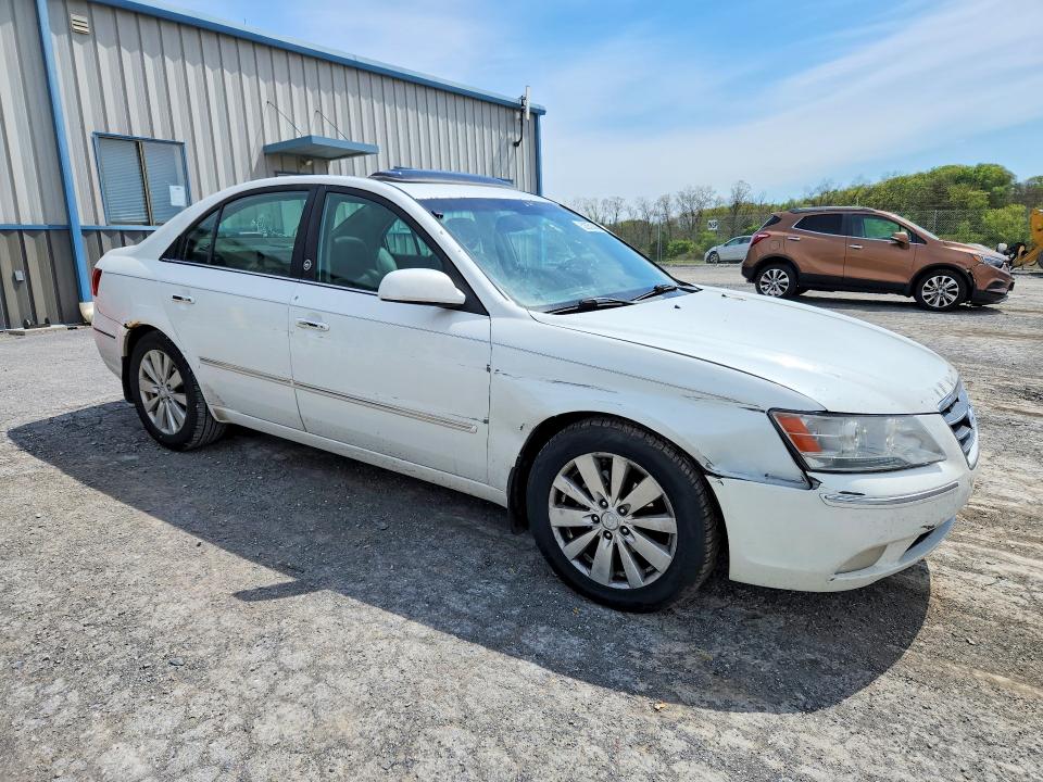 2009 Hyundai Sonata VIN 5NPEU46F89H537549 COPART salvage auction — FRONT END, Md - Cert Of Salvage > 75% Damage, sold $350 on 2026-07-10 (photo 4)