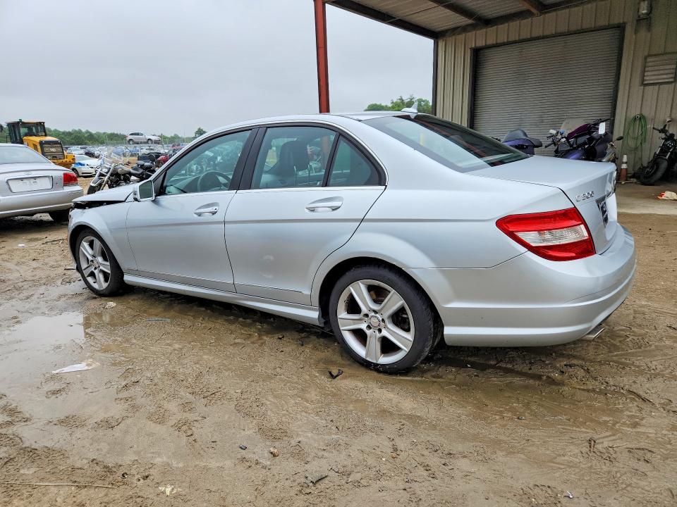 2011 Mercedes-benz C-klasse VIN WDDGF8BB8BR147651 COPART salvage auction — FRONT END, De - Salvage Certificate, sold $675 on 2026-07-07 (photo 2)