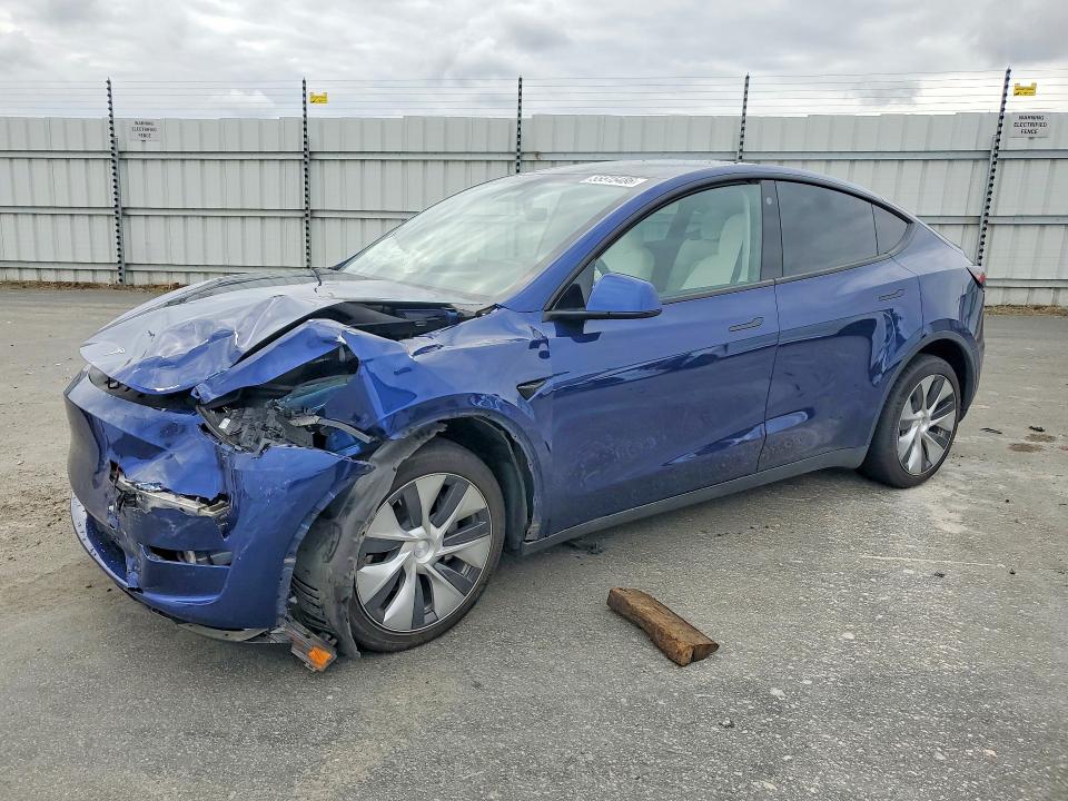 2023 Tesla Model y VIN 7SAYGDEE7PA089023 COPART salvage auction — FRONT END, Ca - Salvage Certificate, sold $7,900 on 2026-07-14 (photo 1)