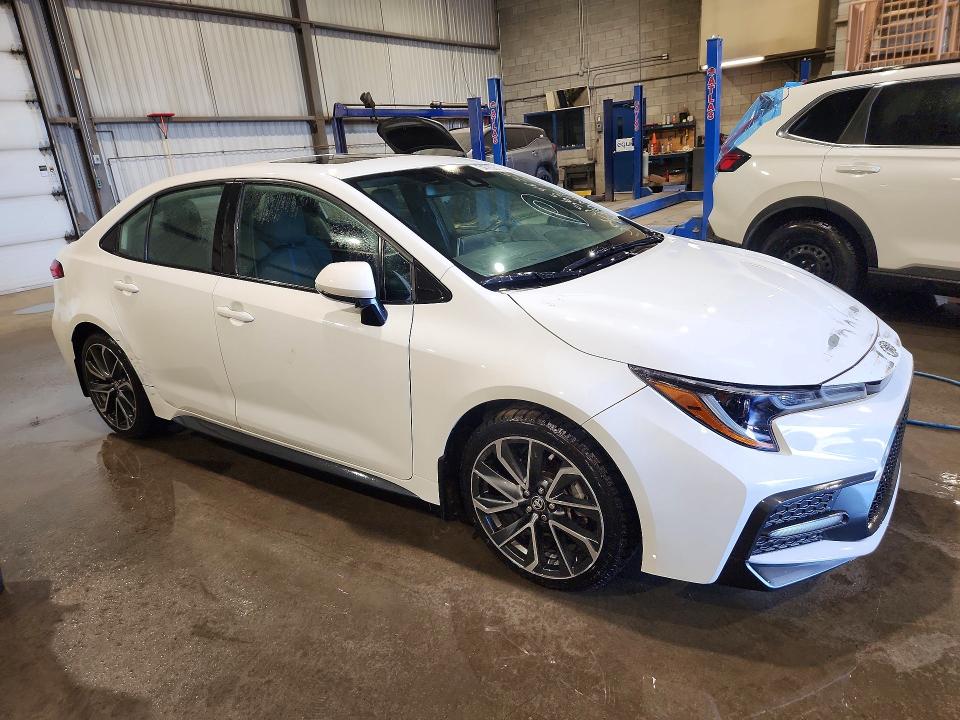 2020 Toyota Corolla VIN 5YFB4RBE5LP056665 COPART salvage auction — VANDALISM, On - Permit No Brand - Unfit, sold $7,800 on 2026-07-03 (photo 4)