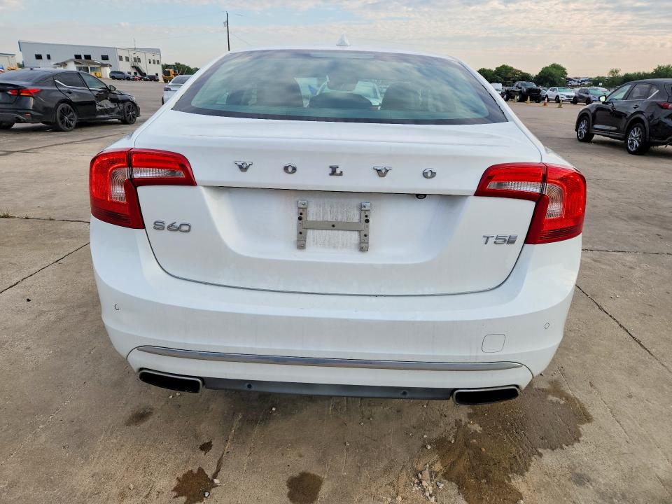 2016 Volvo S60 VIN LYV402FM3GB088630 COPART salvage auction — FRONT END, Tx - Salvage Vehicle Title, sold $1,150 on 2026-07-09 (photo 6)