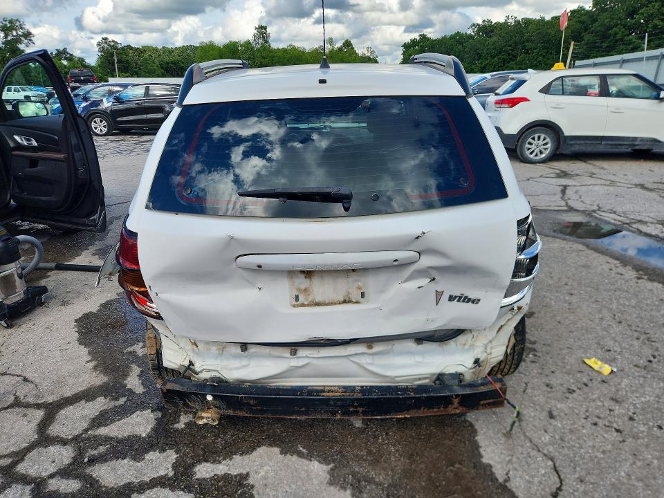 2005 Pontiac Vibe VIN 5Y2SL63825Z412458 COPART salvage auction — REAR END, Mo - Salvage Certificate Of Title, sold $225 on 2026-07-06 (photo 6)