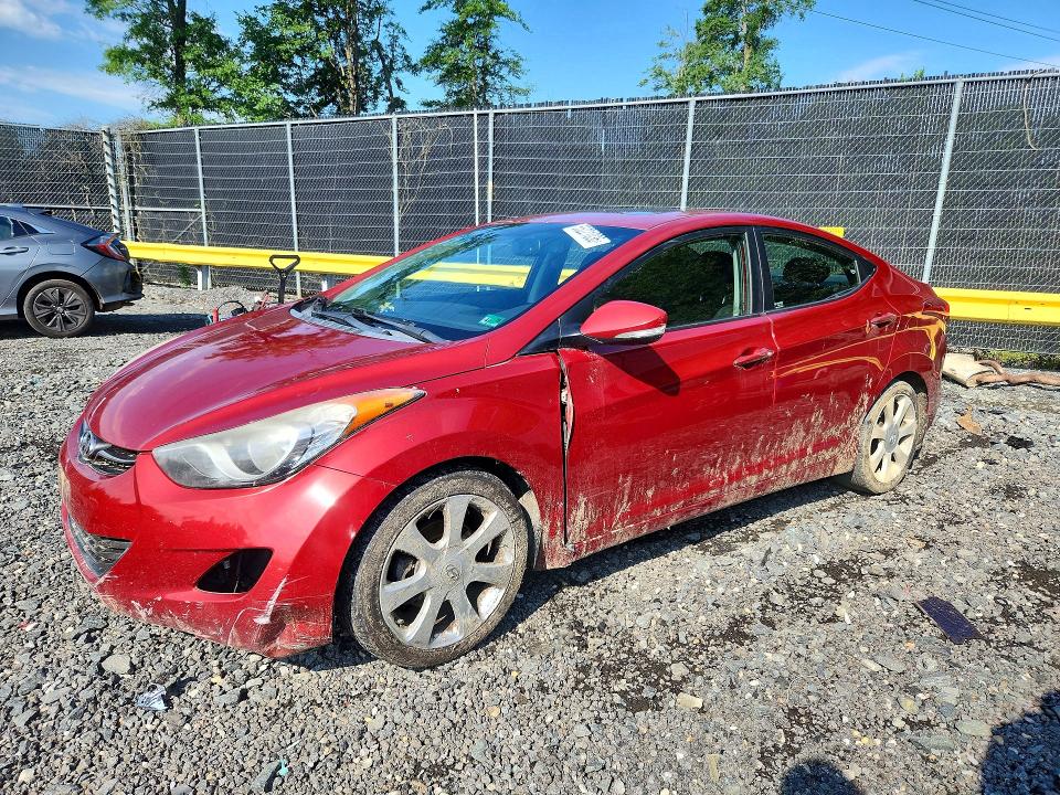 2013 Hyundai VIN KMHDH4AE9DU615619 COPART salvage auction — SIDE, MD - CERT OF SALVAGE > 75% DAMAGE, sold $975 on 2026-07-28 (photo 1)