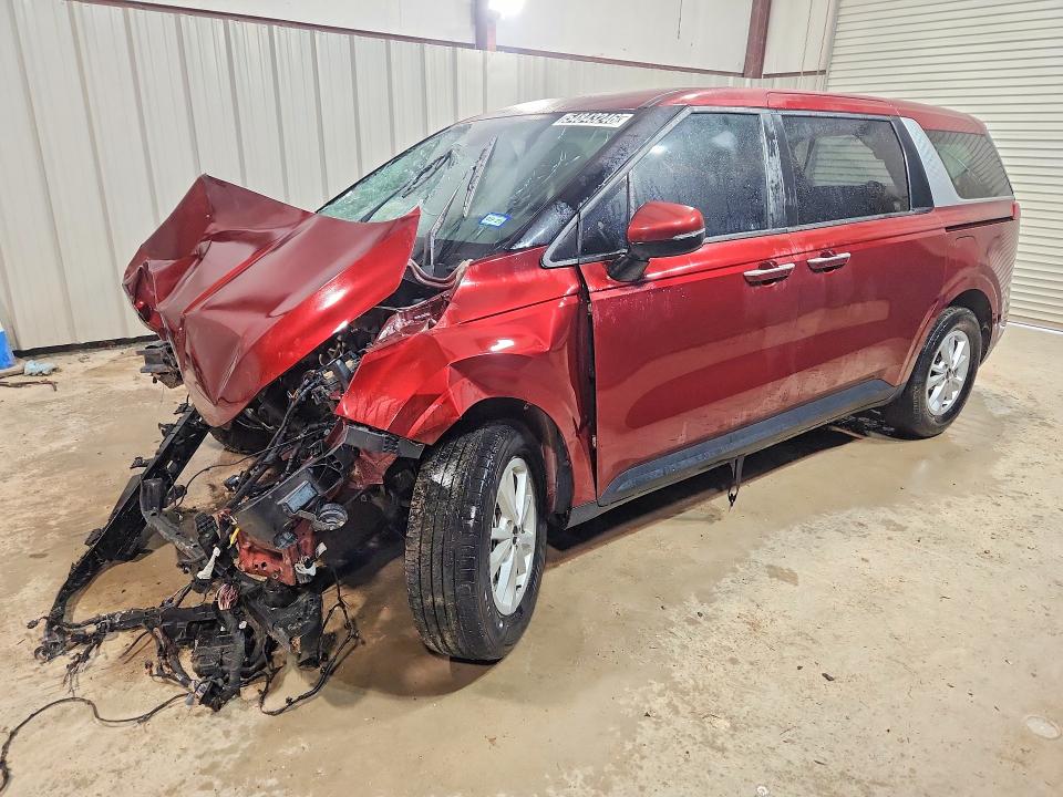 2022 Kia Carnival VIN KNDNB4H36N6173094 COPART salvage auction — FRONT END, Tx - Certificate Of Title, sold $1,750 on 2026-07-02 (photo 1)