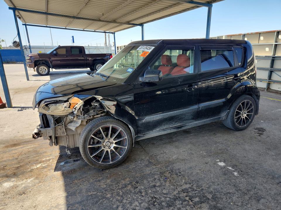 2011 Kia Soul VIN KNDJT2A2XB7235457 COPART salvage auction — HAIL, Tx - Salvage Vehicle Title, sold $550 on 2026-07-06 (photo 1)