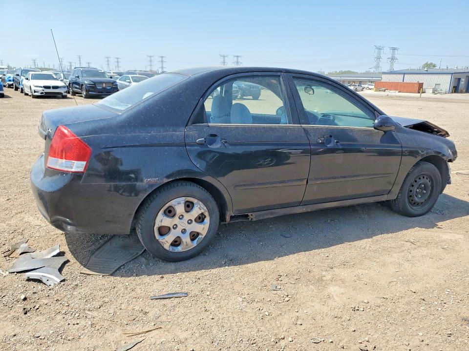 2009 Kia Spectra VIN KNAFE221095659643 COPART salvage auction — FRONT END, IL - SALVAGE CERTIFICATE, sold $225 on 2026-07-28 (photo 3)