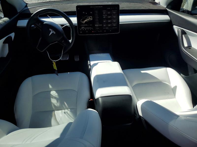 2022 Tesla Model y VIN 7SAYGDEF3NF461059 COPART salvage auction — FRONT END, MA - CERT OF TITLE-SALVAGE (P), sold $12,100 on 2026-07-22 (photo 8)