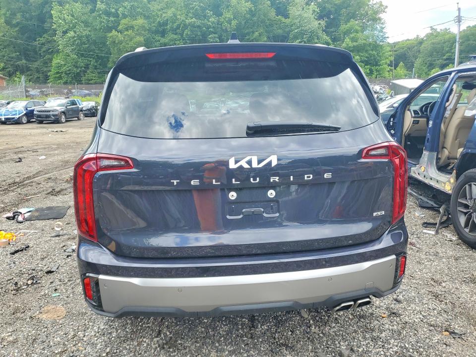 2025 Kia Telluride VIN 5XYP6DGC1SG677835 COPART salvage auction — FRONT END, Fl - Certificate Of Destruction, sold $11,400 on 2026-07-11 (photo 6)