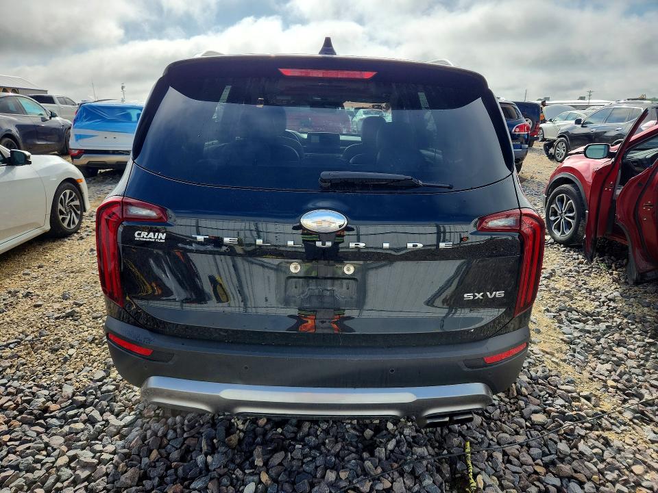 2020 Kia Telluride VIN 5XYP54HC7LG044341 COPART salvage auction — HAIL, Mo - Salvage Certificate Of Title, sold $5,300 on 2026-07-06 (photo 6)