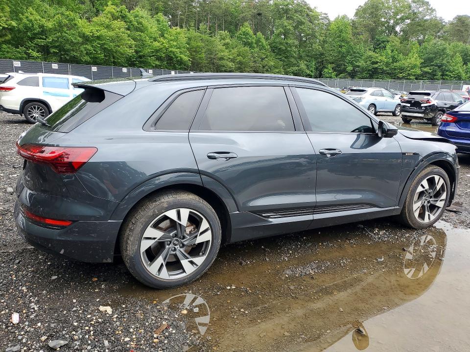 2021 Audi E-tron VIN WA1AAAGE5MB010701 COPART salvage auction — FRONT END, Md - Cert Of Salvage > 75% Damage, sold $13,000 on 2026-08-14 (photo 3)