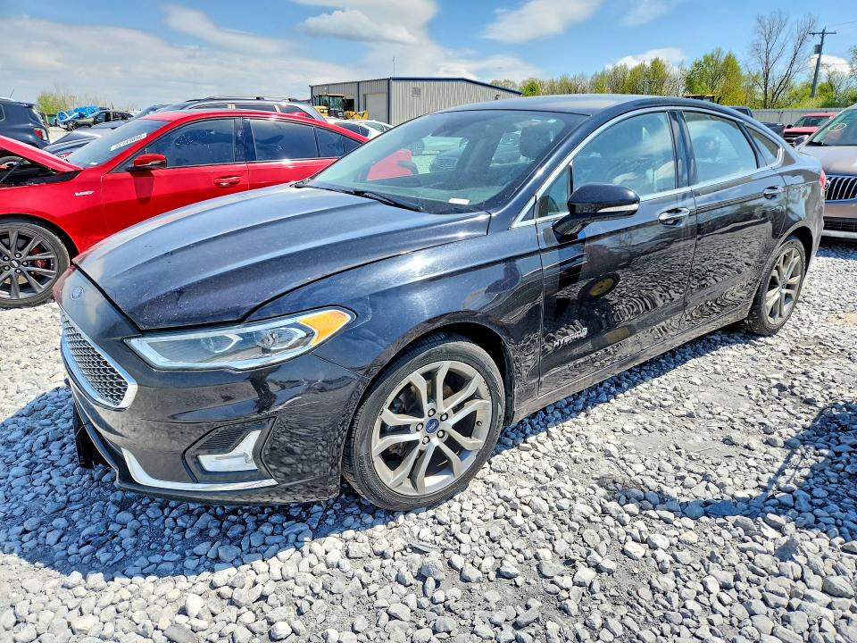 2019 Ford VIN 3FA6P0RU4KR120470 COPART salvage auction — FRONT END, Mi - Certificate Of Title, sold $2,350 on 2026-07-09 (photo 1)