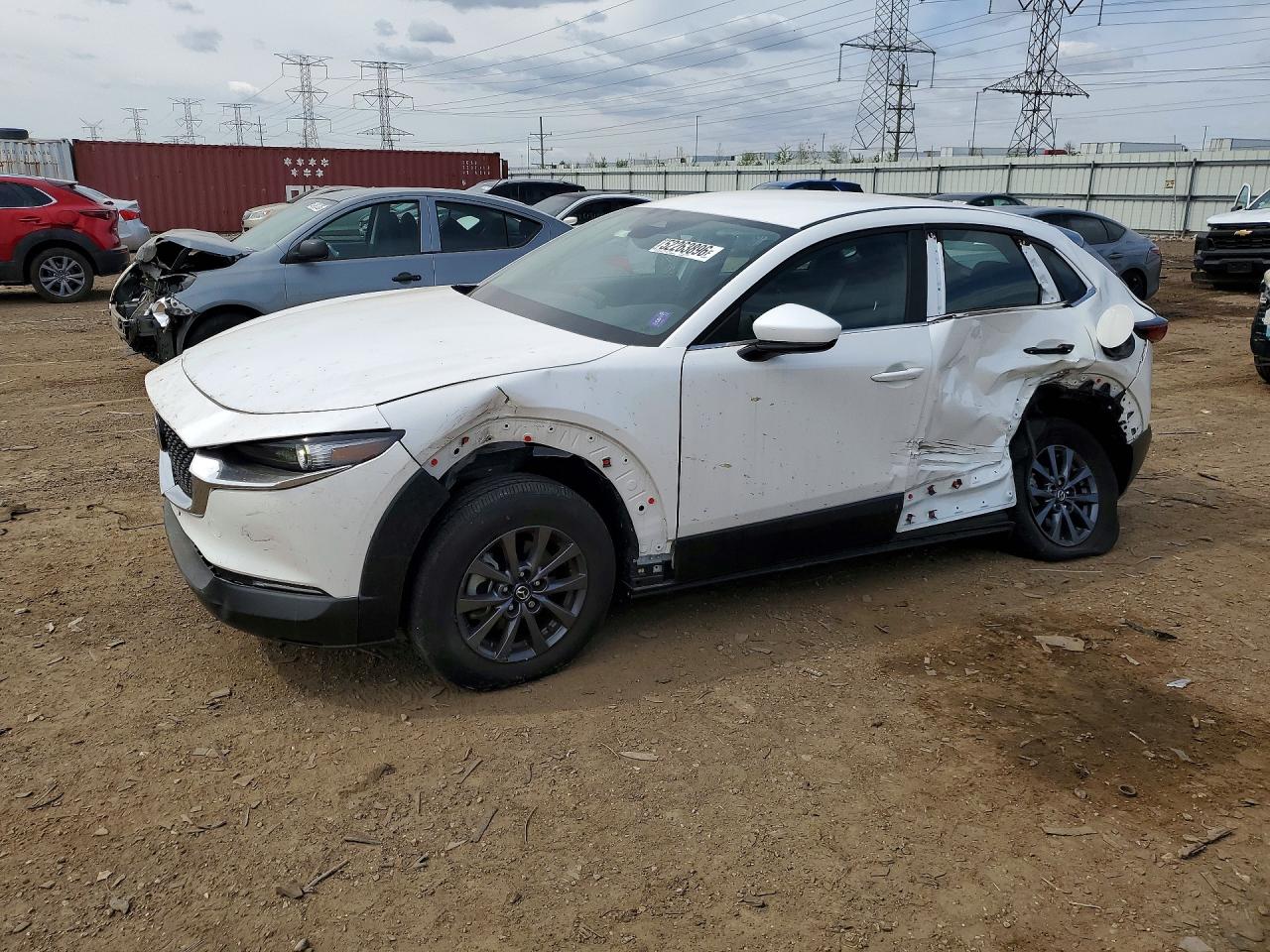 2024 Mazda CX-30 VIN 3MVDMBAM8RM632529 COPART salvage auction — Side, IL - SALVAGE CERTIFICATE, sold $4,300 on 2026-07-02 (photo 1)