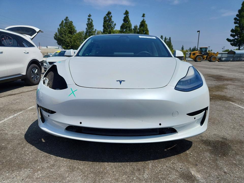 2021 Tesla Model 3 VIN 5YJ3E1EB6MF045143 COPART salvage auction — REAR END, Ca - Salvage Certificate, sold $8,000 on 2026-07-02 (photo 5)