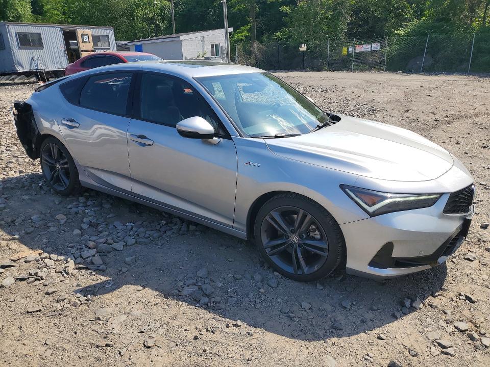 2024 Acura Integra VIN 19UDE4H65RA026105 COPART salvage auction — REAR END, Ny - Mv-907A Salvage Certificate, sold $8,000 on 2026-07-28 (photo 4)