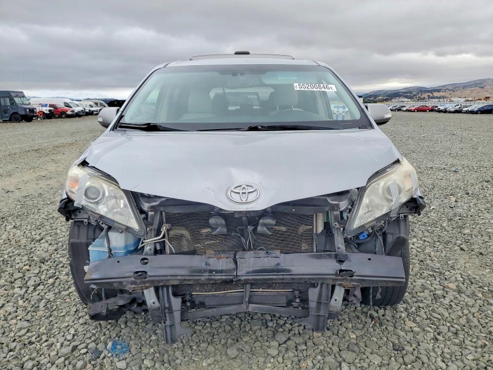 2014 Toyota Sienna VIN 5TDDK3DC5ES093880 COPART salvage auction — REAR END, CA - SALVAGE CERTIFICATE, sold $2,550 on 2026-07-09 (photo 5)