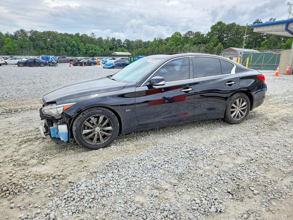 2017 Infiniti VIN JN1EV7AR8HM831699 COPART salvage auction — FRONT END, Ga - Cert Of Title-Salvage, sold $2,000 on 2026-07-28 (photo 1)