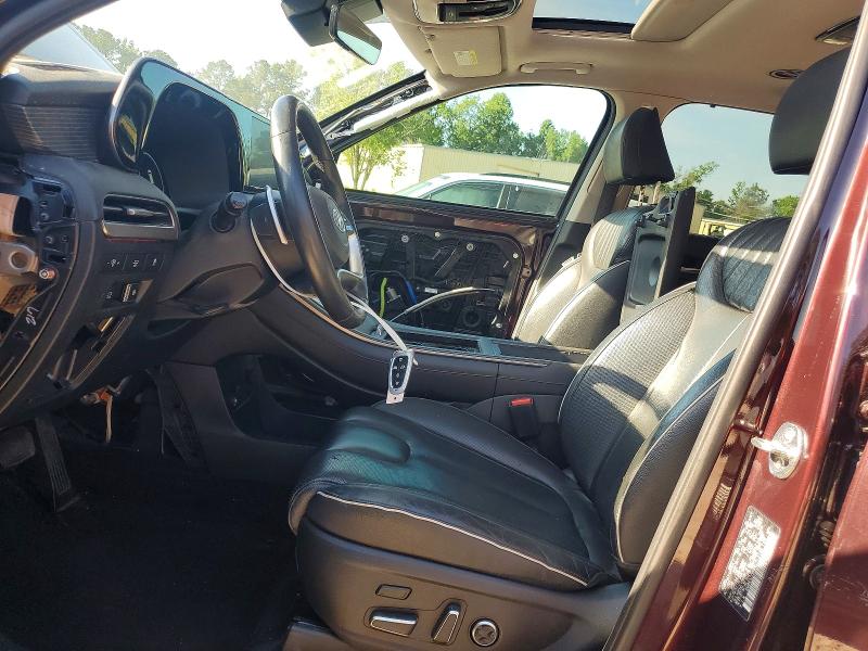 2024 Hyundai Palisade VIN KM8R5DGE9RU712199 COPART salvage auction — FRONT END, Nc - Salvage Certificate Of Title, sold $10,300 on 2026-07-17 (photo 7)