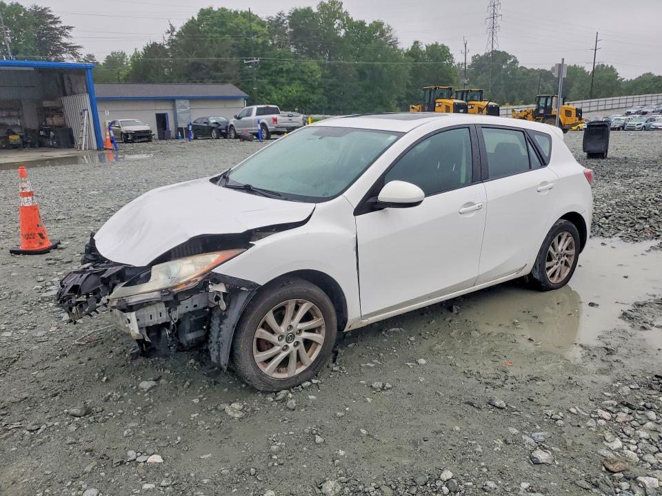2013 Mazda 3 VIN JM1BL1L79D1746770 COPART salvage auction — FRONT END, Nc - Salvage Certificate Of Title, sold $300 on 2026-07-22 (photo 1)