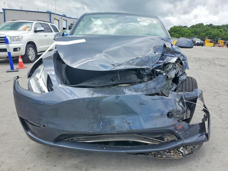 2022 Tesla Model y VIN 7SAYGDEE7NA006364 COPART salvage auction — FRONT END, Tn - Salvage Certificate, sold $6,400 on 2026-07-15 (photo 5)