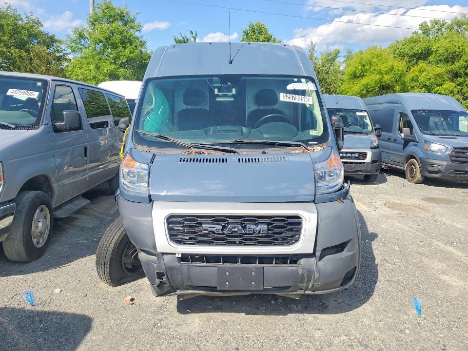 2020 Ram Promaster 3500 VIN 3C6URVJG6LE128911 COPART salvage auction — FRONT END, Va - Cert Of Title - Salvage, sold $2,200 on 2026-07-08 (photo 5)
