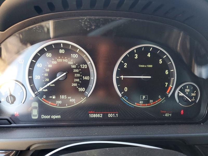 2015 BMW 5er VIN WBA5A7C59FD622971 COPART salvage auction — FRONT END, Il - Salvage Certificate, sold $1,600 on 2026-07-14 (photo 9)