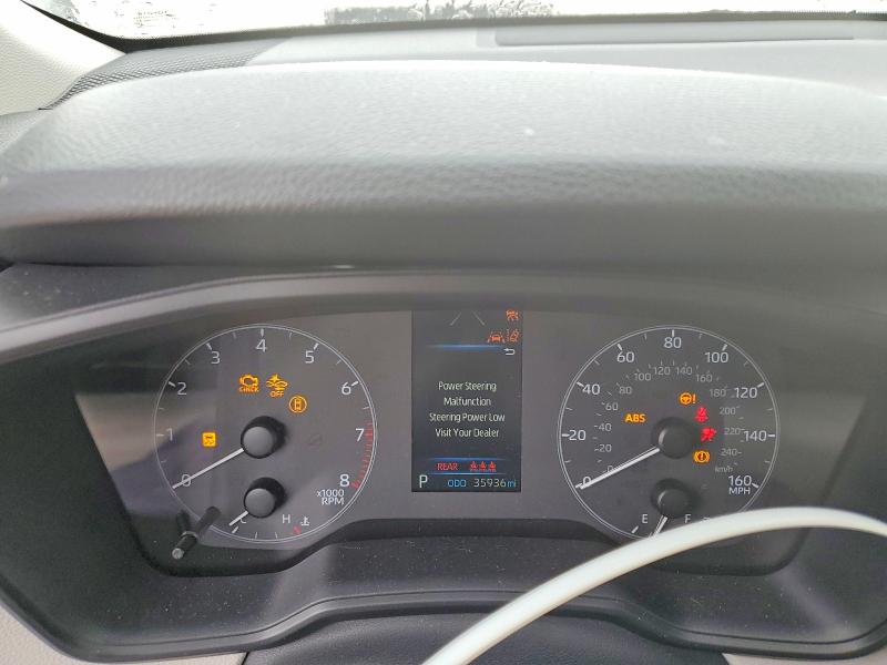 2025 Toyota Corolla cross VIN 7MUAAAAG4SV143266 COPART salvage auction — FRONT END, Tx - Salvage Vehicle Title, sold $200 on 2026-07-21 (photo 9)