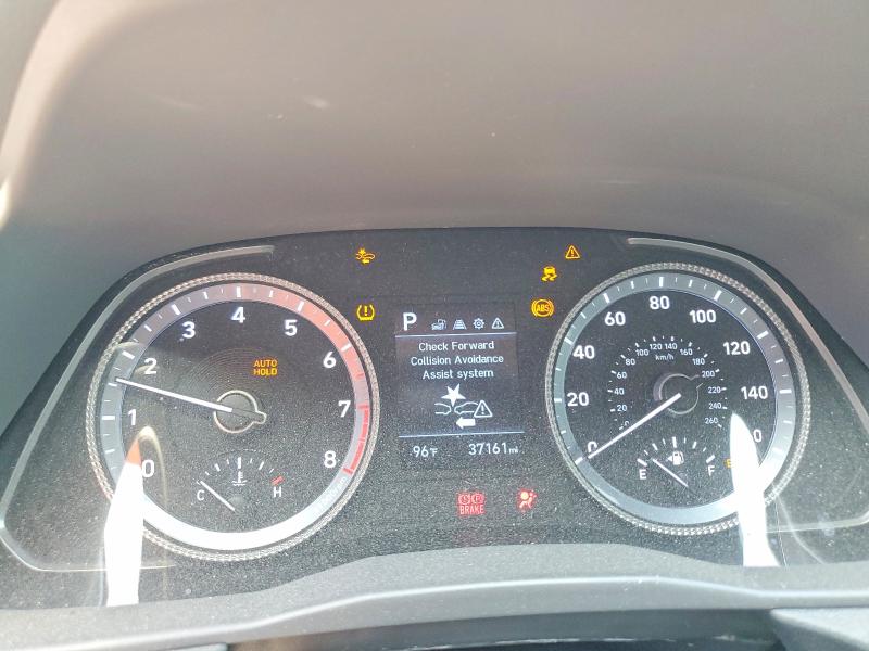 2022 Hyundai VIN 5NPEG4JA0NH135411 COPART salvage auction — REAR END, Tx - Salvage Vehicle Title, sold $4,600 on 2026-07-24 (photo 9)