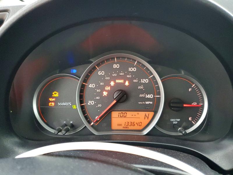 2014 Toyota Yaris VIN VNKKTUD39EA007534 COPART salvage auction — FRONT END, Tx - Salvage Vehicle Title, sold $1,400 on 2026-07-02 (photo 9)