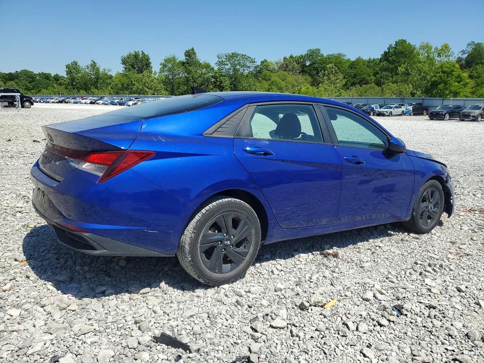 2022 Hyundai Elantra VIN KMHLM4AG2NU271724 COPART salvage auction — FRONT END, Oh - Cert Of Title-Salvage, sold $3,500 on 2026-07-17 (photo 3)