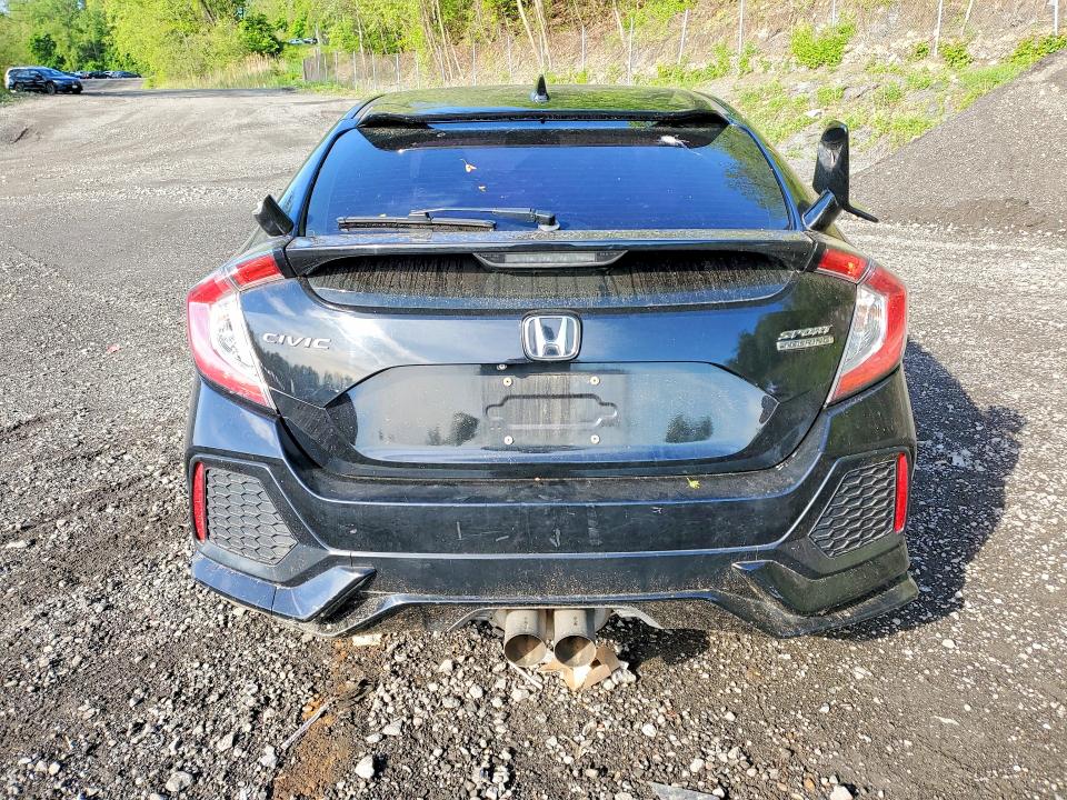 2018 Honda Civic VIN SHHFK7H91JU403406 COPART salvage auction — FRONT END, Ny - Mv-907A Salvage Certificate, sold $2,900 on 2026-07-14 (photo 6)