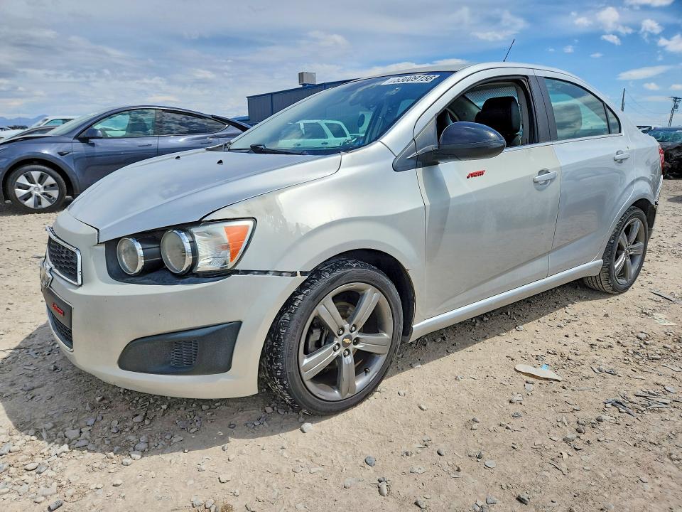 2014 Chevrolet SONIC VIN 1G1JG5SB2E4174396 COPART salvage auction — FRONT END, Ut - Salvage Certificate, sold $700 on 2026-07-10 (photo 1)