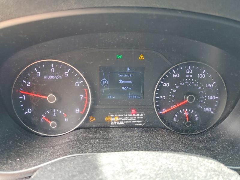 2019 Kia VIN KNDPM3AC7K7567703 COPART salvage auction — FRONT END, Tx - Salvage Vehicle Title, sold $2,750 on 2026-07-14 (photo 9)