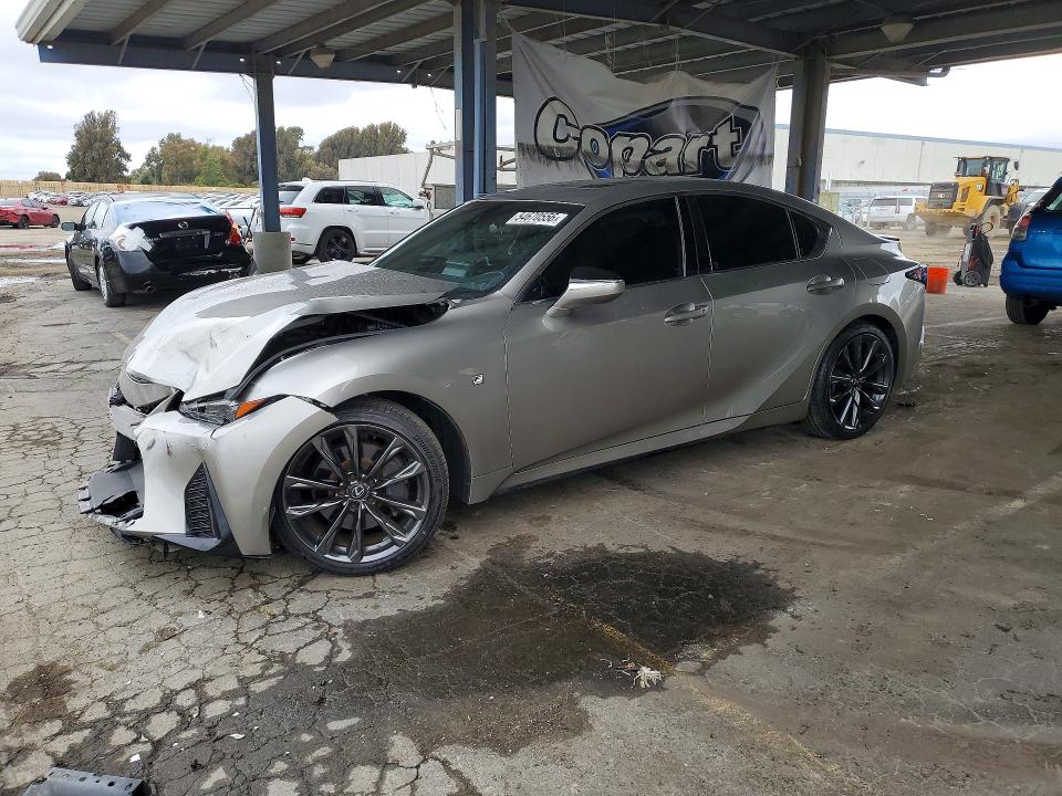 2023 Lexus Is VIN JTHGZ1B27P5059101 COPART salvage auction — FRONT END, Ca - Salvage Certificate, sold $11,800 on 2026-07-14 (photo 1)