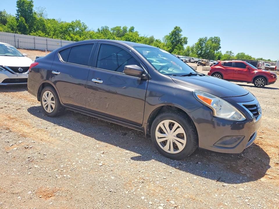 2015 Nissan Versa VIN 3N1CN7AP8FL876879 COPART salvage auction — HAIL, Ok - Certificate Of Title, sold $1,600 on 2026-07-02 (photo 4)