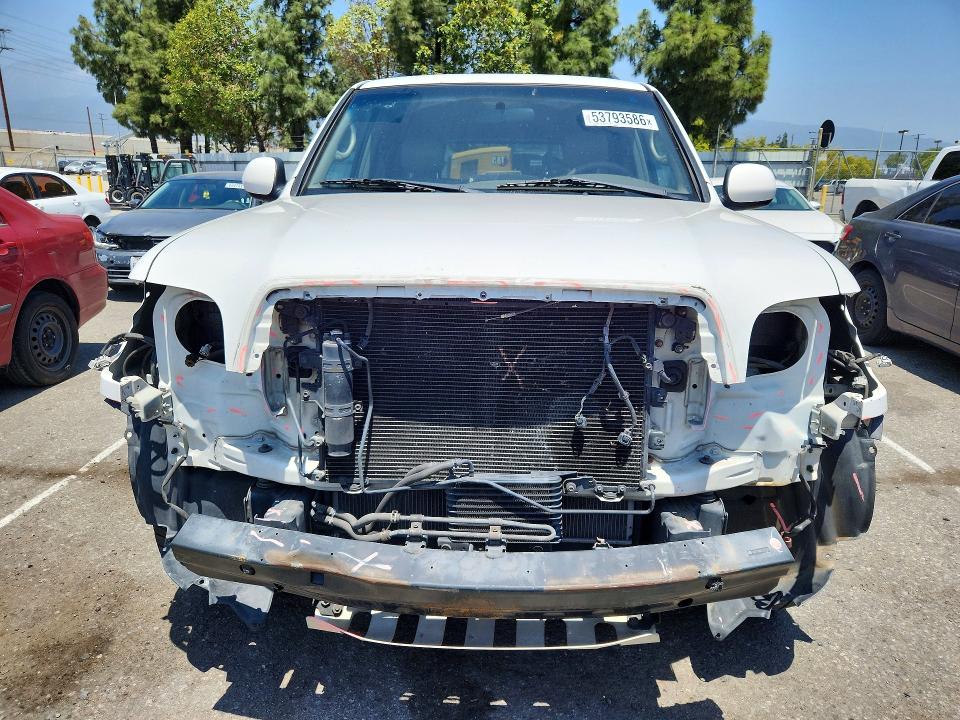 2005 Toyota Sequoia VIN 5TDZT34A65S245599 COPART salvage auction — FRONT END, Ca - Salvage Certificate, sold $2,100 on 2026-07-07 (photo 5)