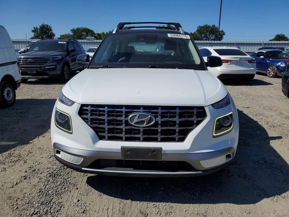 2022 Hyundai Venue VIN KMHRC8A33NU135510 COPART salvage auction — REAR END, Ca - Salvage Certificate, sold $3,150 on 2026-07-16 (photo 5)