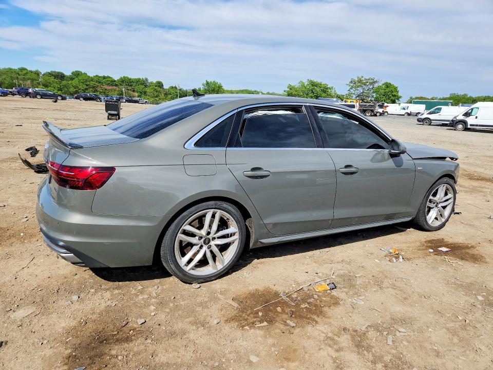 2024 Audi A4 VIN WAUEAAF41RN006227 COPART salvage auction — FRONT END, ID - SALVAGE CERTIFICATE OF TITLE, sold $5,700 on 2026-07-28 (photo 3)
