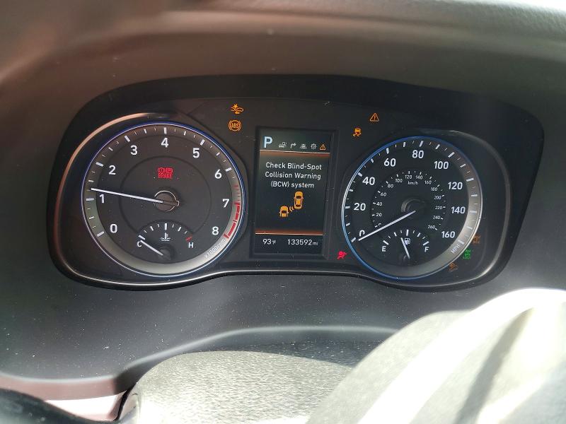 2018 Hyundai VIN KM8K5CA57JU112676 COPART salvage auction — FRONT END, Oh - Cert Of Title-Salvage, sold $2,325 on 2026-07-21 (photo 9)