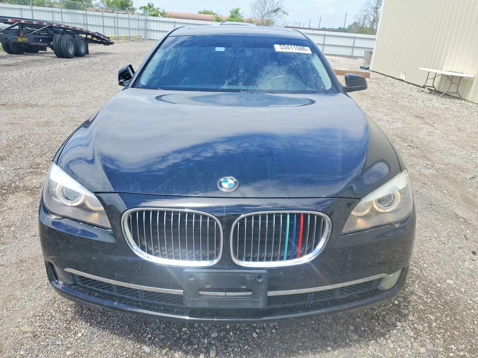 2011 BMW 7er VIN WBAKB8C55BCY66204 COPART salvage auction — REAR END, Tx - Salvage Vehicle Title, sold $1,150 on 2026-07-27 (photo 5)