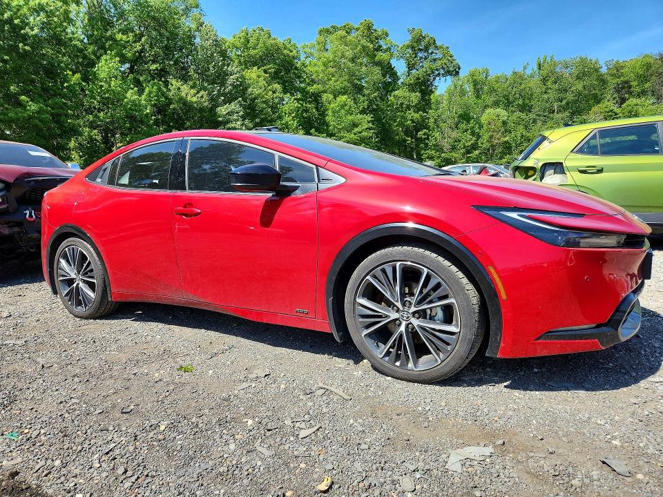 2024 Toyota Prius VIN JTDADABU8R3017817 COPART salvage auction — REAR END, Md - Cert Of Salvage > 75% Damage, sold $8,700 on 2026-07-31 (photo 4)