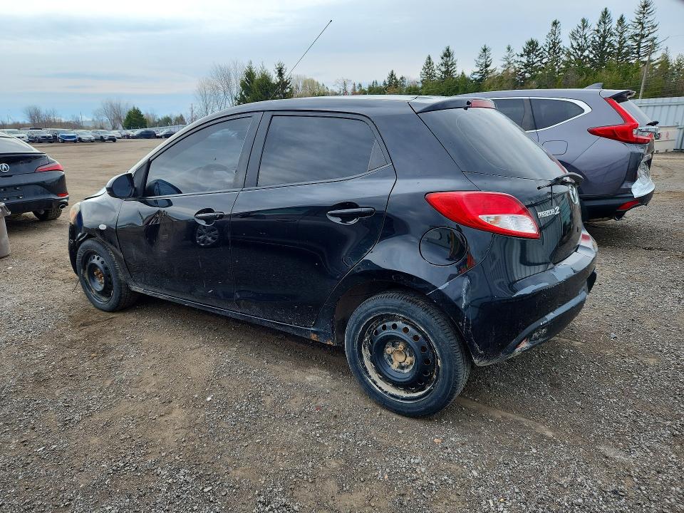 2012 Mazda 2 VIN JM1DE1KY1C0144821 COPART salvage auction — FRONT END, On - Permit No Brand - Unfit, sold $625 on 2026-07-07 (photo 2)