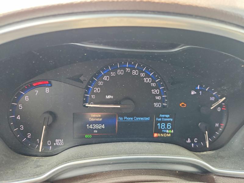2015 Cadillac Srx VIN 3GYFNBE31FS637338 COPART salvage auction — MECHANICAL, Tx - Certificate Of Title (P), sold $2,350 on 2026-07-02 (photo 9)