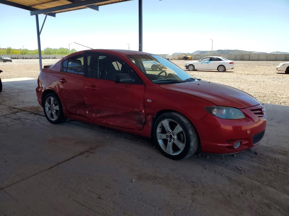 2005 Mazda 3 VIN JM1BK323X51338132 COPART salvage auction — SIDE, Az - Cert Of Title - Salvage, sold $250 on 2026-07-02 (photo 4)